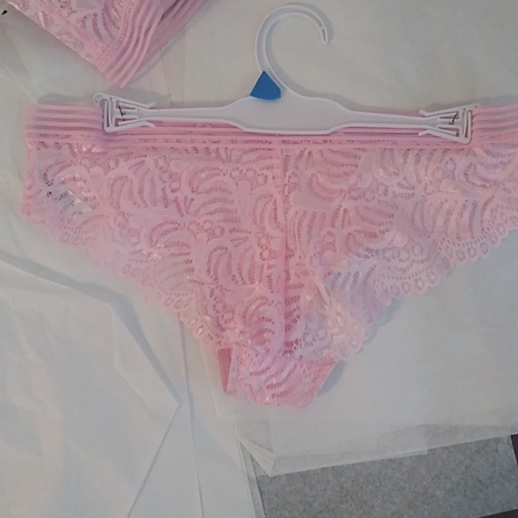 French Affair Multiway Push-up Bra + Panty Set, Pink, 34C/Medium - Picture 9 of 13